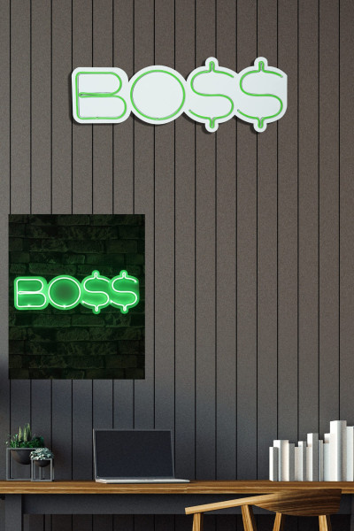 Светеща декорация за стена Boss
