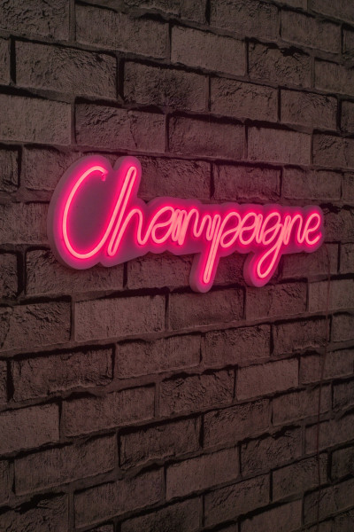 Светеща декорация за стена Champagne