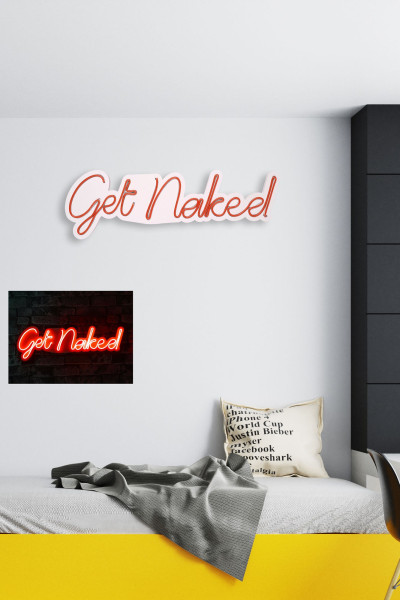 Светеща декорация за стена Get Naked