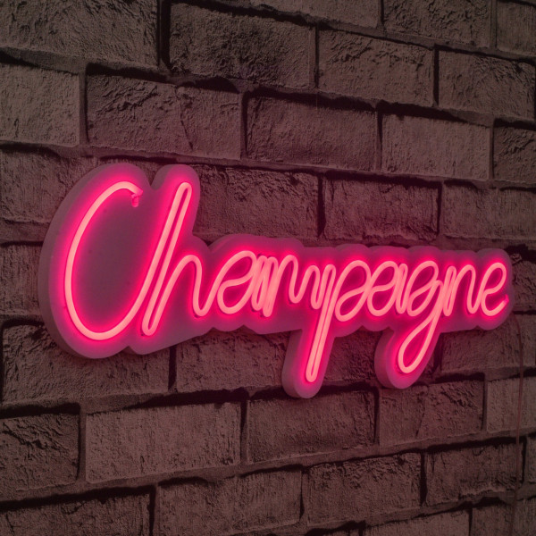 Светеща декорация за стена Champagne