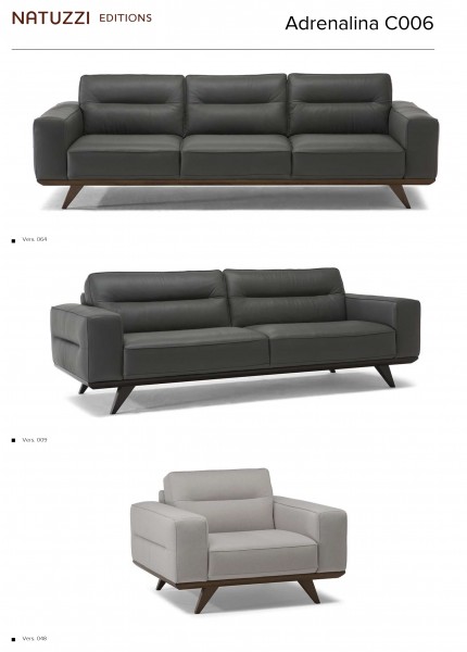 Диван двойка Natuzzi Адреналина С006