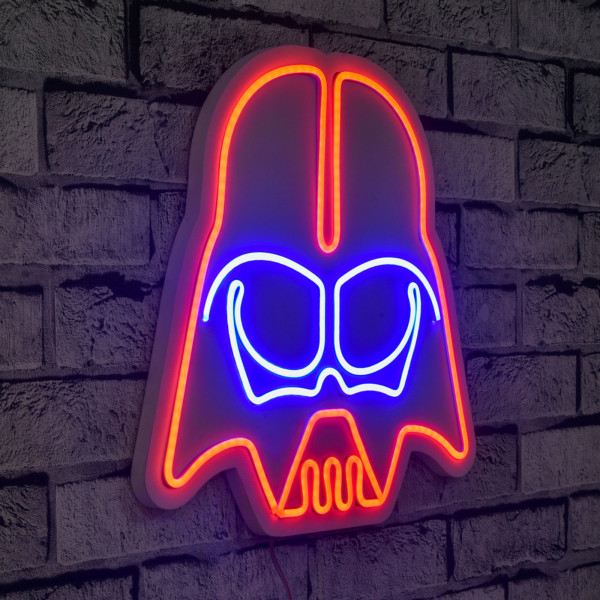 Светеща декорация за стена Darth Vader