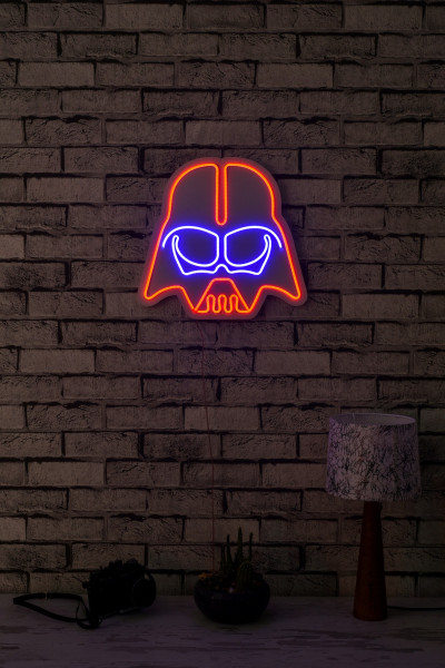 Светеща декорация за стена Darth Vader