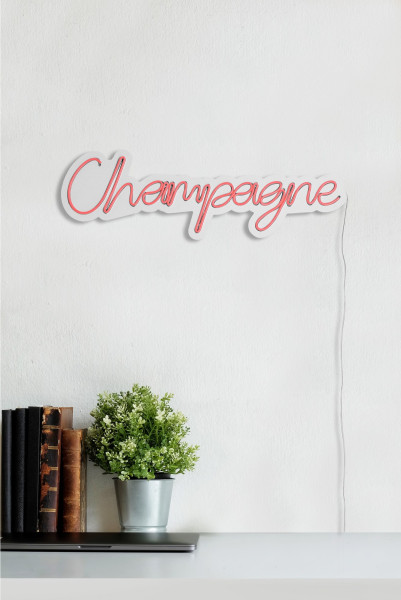 Светеща декорация за стена Champagne