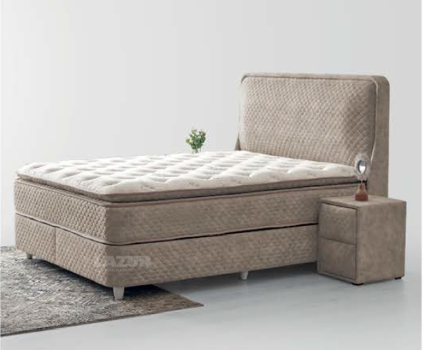 Тапицирано легло Куин с матрак 160/200 см